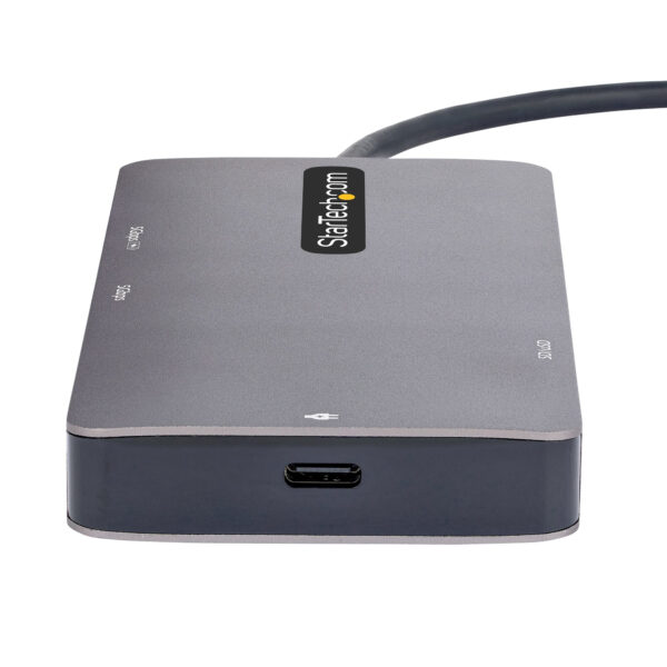 StarTech.com USB C Multiport Adapter, Dual HDMI Video, 4K 60Hz, 2Pt
