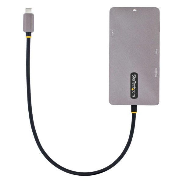 StarTech.com USB C Multiport Adapter, Dual HDMI Video, 4K 60Hz, 2Pt