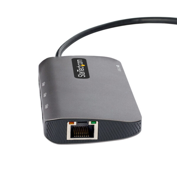 StarTech.com USB C Multiport Adapter, 4K 60Hz HDMI Video, 3 Port