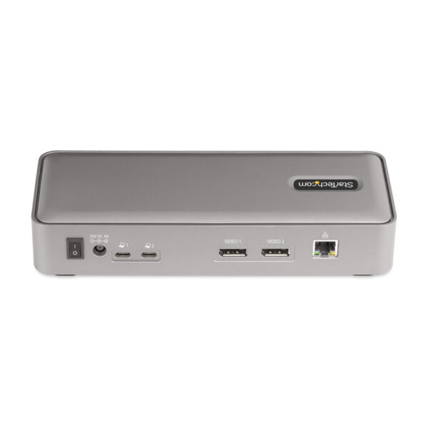 StarTech.com Dual-Laptop USB-C KVM Docking Station, Dual Monitor 4K