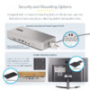 StarTech.com Universal USB4 & Thunderbolt 4 Docking Station, Quad