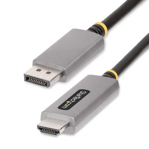 StarTech.com 6ft (2m) DisplayPort to HDMI Adapter Cable, 8K 60Hz, 4K StarTech.com 6ft (2m) DisplayPort to HDMI Adapter Cable, 8K 60Hz, 4K
