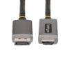 StarTech.com 6ft (2m) DisplayPort to HDMI Adapter Cable, 8K 60Hz, 4K StarTech.com 6ft (2m) DisplayPort to HDMI Adapter Cable, 8K 60Hz, 4K