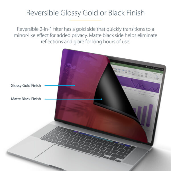 StarTech.com 14-inch MacBook Pro 21/23 Privacy Screen, Gold Filter StarTech.com 14-inch MacBook Pro 21/23 Privacy Screen, Gold Filter
