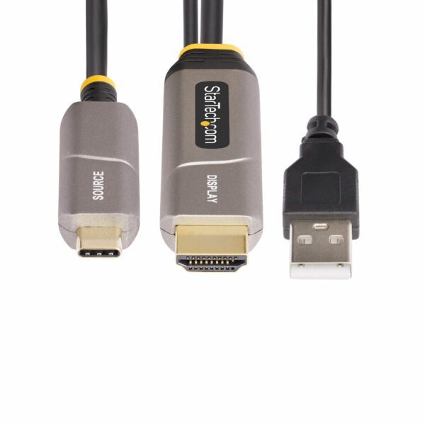 StarTech.com 50ft (15.2m) USB-C to HDMI 2.0 Active Optical Cable StarTech.com 50ft (15.2m) USB-C to HDMI 2.0 Active Optical Cable