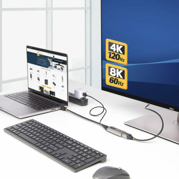 StarTech.com 1ft (30cm) HDMI to DisplayPort Adapter Cable, 8K 60Hz, StarTech.com 1ft (30cm) HDMI to DisplayPort Adapter Cable, 8K 60Hz,