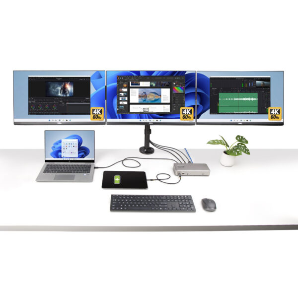StarTech.com Triple-Monitor USB4 Docking Station, 4K 60Hz HDMI or StarTech.com Triple-Monitor USB4 Docking Station, 4K 60Hz HDMI or