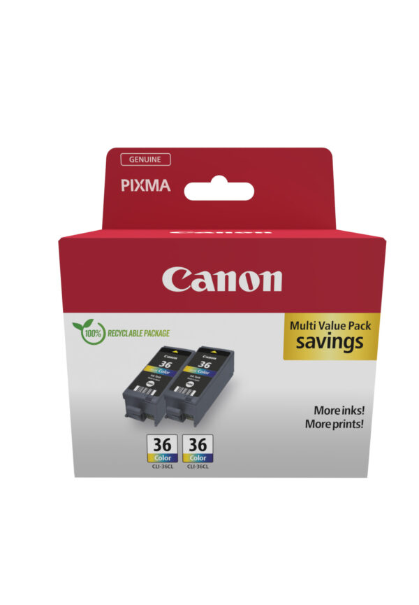 Canon 1511B025 ink cartridge 2 pc(s) Original Black, Cyan, Magenta,