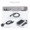 StarTech.com Dual-Monitor USB4 Docking Station, Dual 4K 120Hz or StarTech.com Dual-Monitor USB4 Docking Station, Dual 4K 120Hz or