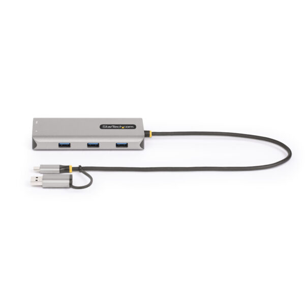 StarTech.com USB-C Multiport Adapter w/Attached USB-C to USB-A