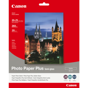 Canon SG-201 Semi-Gloss Photo Paper Plus 8x10" - 20 Sheets Canon SG-201 Semi-Gloss Photo Paper Plus 8x10" - 20 Sheets