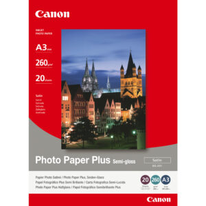 Canon SG-201 Semi-Gloss Photo Paper Plus A3 - 20 Sheets Canon SG-201 Semi-Gloss Photo Paper Plus A3 - 20 Sheets