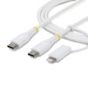 StarTech.com 1m (3ft) 2-in-1 Rugged USB-C Charging Cable with StarTech.com 1m (3ft) 2-in-1 Rugged USB-C Charging Cable with