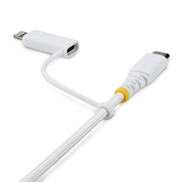 StarTech.com 1m (3ft) 2-in-1 Rugged USB-C Charging Cable with StarTech.com 1m (3ft) 2-in-1 Rugged USB-C Charging Cable with