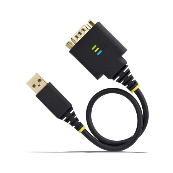 StarTech.com 1ft (30cm) USB to Serial Adapter Cable, COM Retention, StarTech.com 1ft (30cm) USB to Serial Adapter Cable, COM Retention,