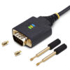 StarTech.com 1ft (30cm) USB to Serial Adapter Cable, COM Retention, StarTech.com 1ft (30cm) USB to Serial Adapter Cable, COM Retention,