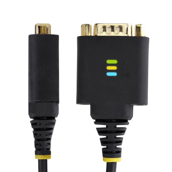 StarTech.com 1ft (30cm) USB to Serial Adapter Cable, COM Retention, StarTech.com 1ft (30cm) USB to Serial Adapter Cable, COM Retention,