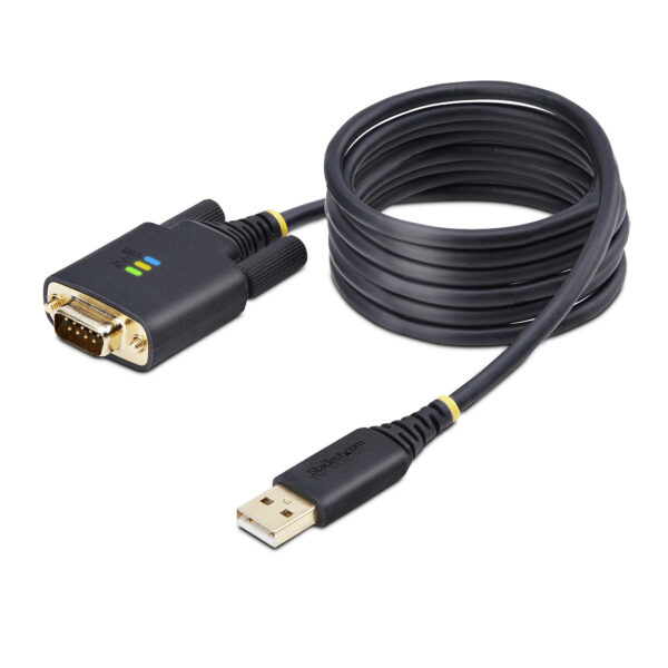 StarTech.com 6.6ft (2m) USB to Serial Adapter Cable, COM Retention, StarTech.com 6.6ft (2m) USB to Null Modem Serial Adapter Cable, COM