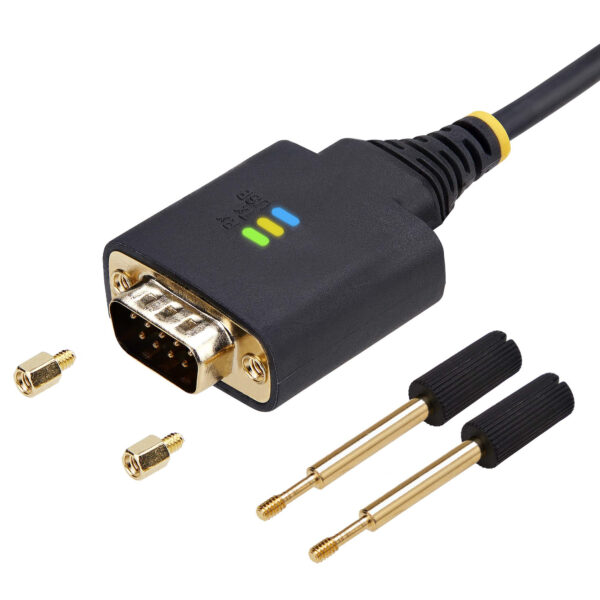 StarTech.com 6.6ft (2m) USB to Serial Adapter Cable, COM Retention, StarTech.com 6.6ft (2m) USB to Serial Adapter Cable, COM Retention,