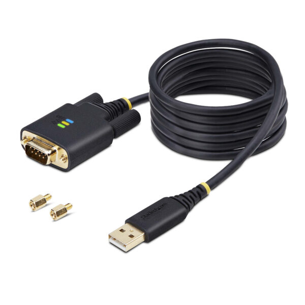 StarTech.com 6.6ft (2m) USB to Serial Adapter Cable, COM Retention, StarTech.com 6.6ft (2m) USB to Serial Adapter Cable, COM Retention,