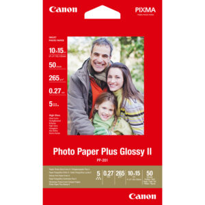 Canon PP-201 Glossy II Photo Paper Plus 4x6" - 50 Sheets Canon PP-201 Glossy II Photo Paper Plus 4x6" - 50 Sheets