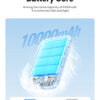 Ugreen 25208 power bank 10000 mAh Wireless charging Beige Ugreen 25208 power bank 10000 mAh Wireless charging Beige