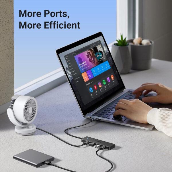Ugreen USB 3.0 4-PORT HUB USB-A TO 4XUSB Docking USB 3.2 Gen 1 (3.1 Ugreen USB 3.0 4-PORT HUB USB-A TO 4XUSB Docking USB 3.2 Gen 1 (3.1