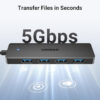 Ugreen USB 3.0 4-PORT HUB USB-A TO 4XUSB Docking USB 3.2 Gen 1 (3.1 Ugreen USB 3.0 4-PORT HUB USB-A TO 4XUSB Docking USB 3.2 Gen 1 (3.1