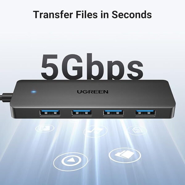Ugreen USB 3.0 4-PORT HUB USB-A TO 4XUSB Docking USB 3.2 Gen 1 (3.1 Ugreen USB 3.0 4-PORT HUB USB-A TO 4XUSB Docking USB 3.2 Gen 1 (3.1