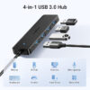 Ugreen USB 3.0 4-PORT HUB USB-A TO 4XUSB Docking USB 3.2 Gen 1 (3.1 Ugreen USB 3.0 4-PORT HUB USB-A TO 4XUSB Docking USB 3.2 Gen 1 (3.1