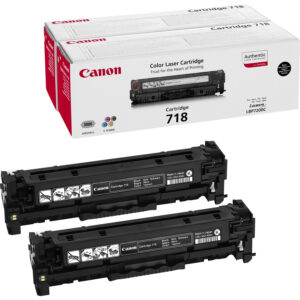Canon CRG-718 Bk VP toner cartridge 2 pc(s) Original Black Canon CRG-718 Bk VP toner cartridge 2 pc(s) Original Black