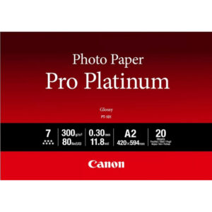 Canon PT-101 Pro Platinum Photo Paper A2 - 20 Sheets Canon PT-101 Pro Platinum Photo Paper A2 - 20 Sheets