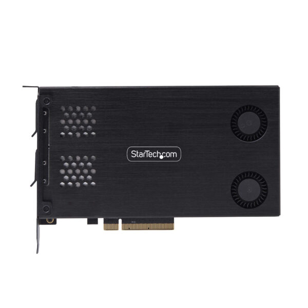 StarTech.com Dual-Bay M.2 NVMe SSD to PCIe x8 Removable Mobile Rack; StarTech.com Dual-Bay M.2 NVMe SSD to PCIe x8 Removable Mobile Rack;