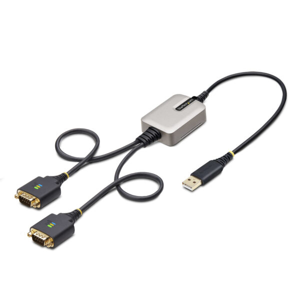 StarTech.com 2ft (60cm) 2-Port USB to Serial Adapter Cable, StarTech.com 2ft (60cm) 2-Port USB to Serial Adapter Cable,
