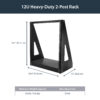 StarTech.com 2-Post 12U Heavy-Duty Desktop Server Rack, Small Open StarTech.com 2-Post 12U Heavy-Duty Desktop Server Rack, Small Open