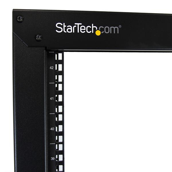 StarTech.com 2-Post 42U Mobile Open Frame Server Rack, Two Post 19in StarTech.com 2-Post 42U Mobile Open Frame Server Rack, Two Post 19in