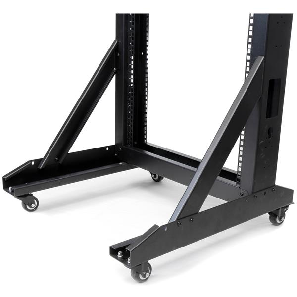 StarTech.com 2-Post 42U Mobile Open Frame Server Rack, Two Post 19in StarTech.com 2-Post 42U Mobile Open Frame Server Rack, Two Post 19in