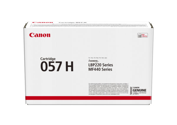 Canon i-SENSYS 057H toner cartridge 1 pc(s) Original Black Canon i-SENSYS 057H toner cartridge 1 pc(s) Original Black