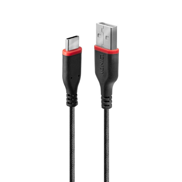 Lindy 36876 USB cable USB 2.0 1 m USB A USB C Black Lindy 36876 USB cable USB 2.0 1 m USB A USB C Black