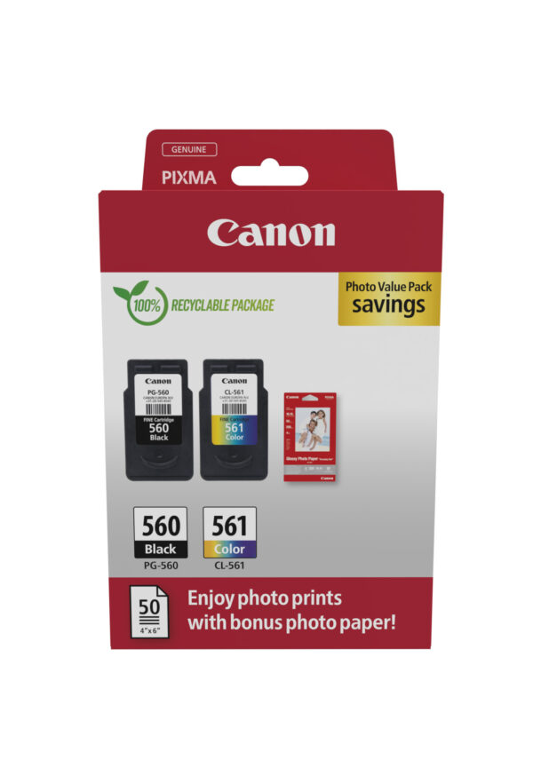 Canon 3713C008 ink cartridge 2 pc(s) Original Black, Cyan, Magenta,