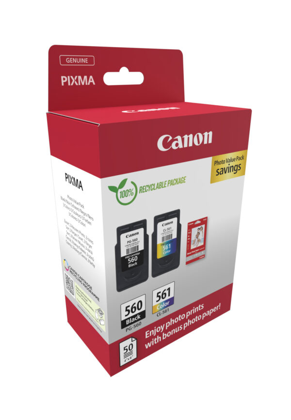 Canon 3713C008 ink cartridge 2 pc(s) Original Black, Cyan, Magenta,