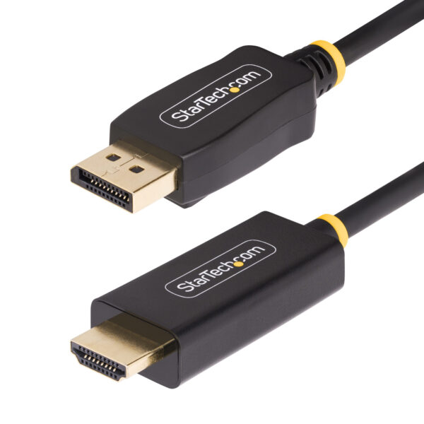 StarTech.com 3.3ft (1m) DisplayPort to HDMI Adapter Cable, 4K 60Hz StarTech.com 6.6ft (2m) DisplayPort to HDMI Adapter Cable, 4K 60Hz