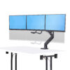 StarTech.com Crossbar Triple Monitor Desk Mount For Up To Three 27in StarTech.com Crossbar Triple Monitor Desk Mount For Up To Three 27in