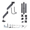 StarTech.com Crossbar Triple Monitor Desk Mount For Up To Three 27in StarTech.com Crossbar Triple Monitor Desk Mount For Up To Three 27in