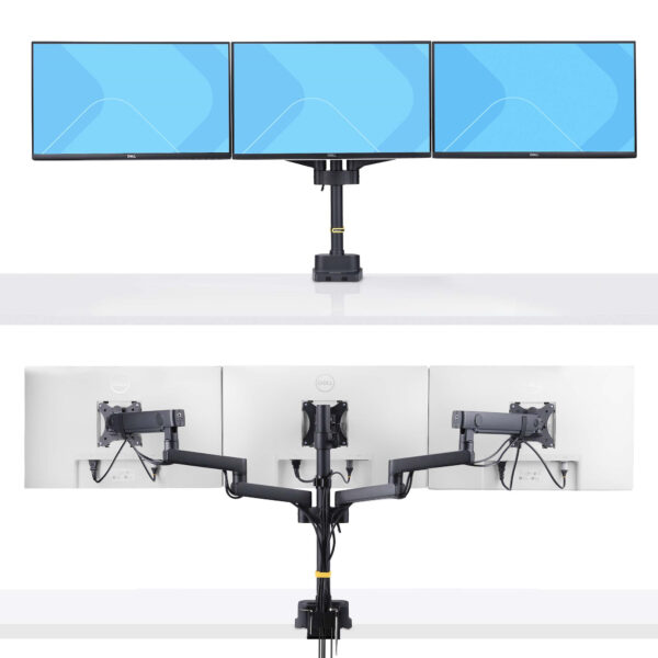 StarTech.com Triple Monitor Desk Mount For Up To Three 27in Screens, StarTech.com Triple Monitor Desk Mount For Up To Three 27in Screens,