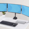 StarTech.com Triple Monitor Desk Mount For Up To Three 27in Screens, StarTech.com Triple Monitor Desk Mount For Up To Three 27in Screens,