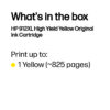 HP 912XL High Yield Yellow Original Ink Cartridge HP 912XL High Yield Yellow Original Ink Cartridge