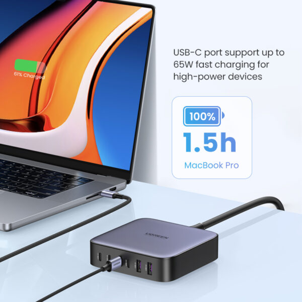 Ugreen Nexode Universal Grey AC Fast charging Indoor