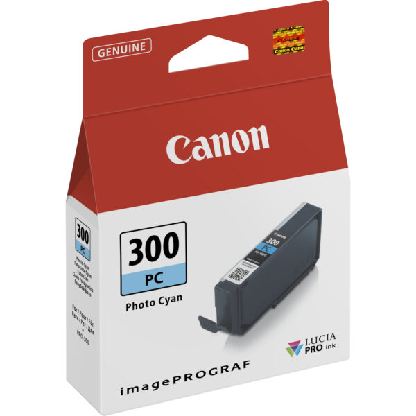 Canon PFI-300PC Photo Cyan Ink Cartridge Canon PFI-300PC Photo Cyan Ink Cartridge