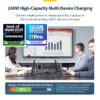 StarTech.com 4-Port Multi-Device USB-C Charger, 240W Total, Single StarTech.com 4-Port Multi-Device USB-C Charger, 240W Total, Single
